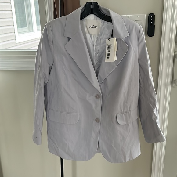 BA&SH
Veste Alea cotton blazer lilac - Picture 6 of 9